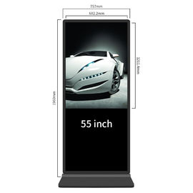 Дисплей 43 дюймов взаимодействующий цифровой с емкостным экраном касания I3 I5 I7 для вокзала