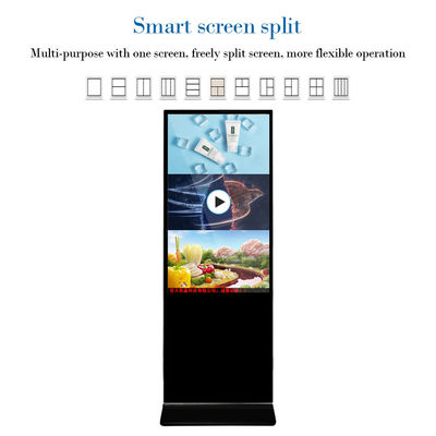 Игрок LCD 49 дюймов ультра тонкий рекламируя машину рекламы цифров дисплея