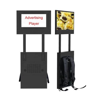 На открытом воздухе портативная реклама 23,6&quot; Signage цифров LCD мобильная доказательство вандала