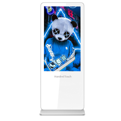 Freestanding андроид 32 дюймов рекламируя плакаты цифров с ультракрасными подключами и играй USB касания