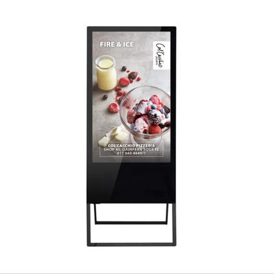 Рекламирующ батарею дисплея рекламы Signage цифров ресторана портативную использующую энергию